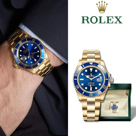 rolex submariner biru|rolex submariner wrist watch.